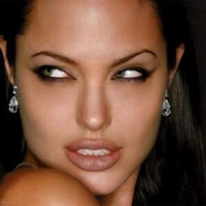 Angelina Jolie's seductive look